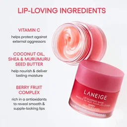Laneige - Midnight Minis Hydrating Lip Sleeping Mask Treatment 5 pc. Gift Set
