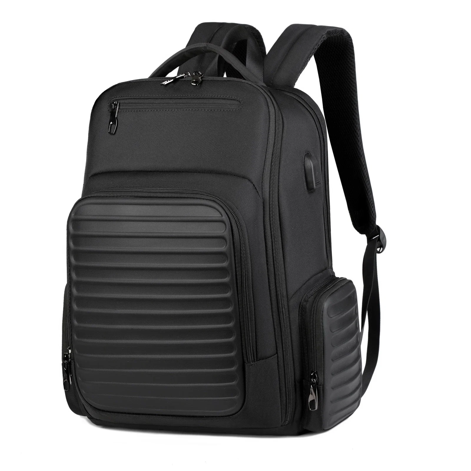 Ponasoo 5233 Anti-Theft Laptop Backpack – Waterproof Hard Shell Travel & Business Bag_0