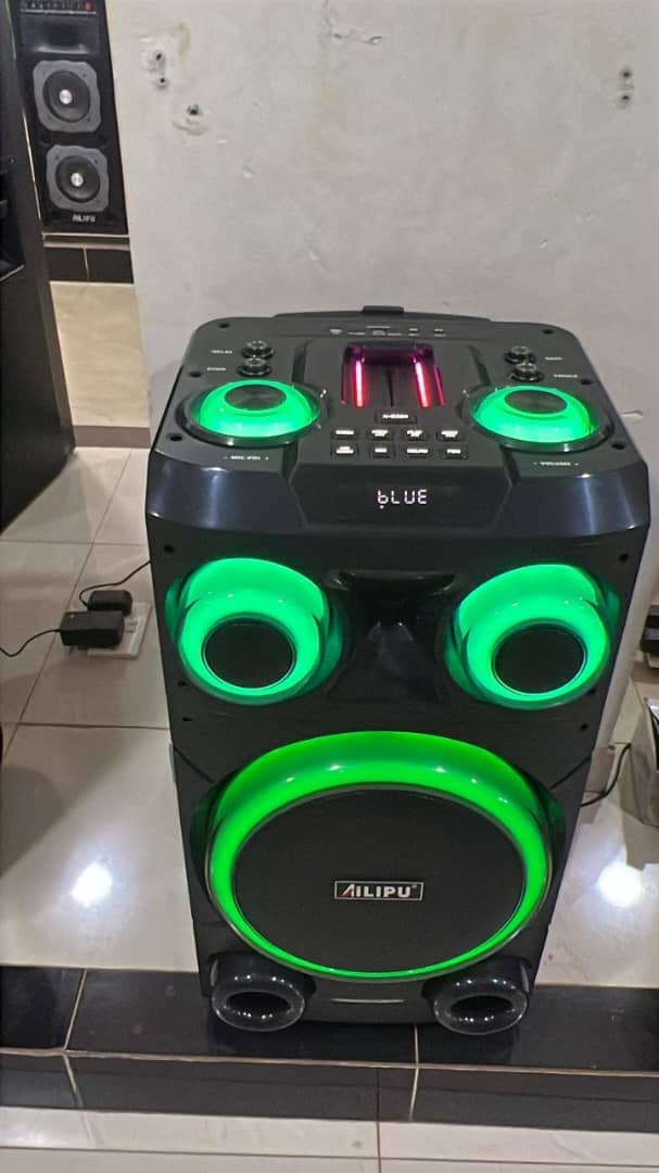 A large, portable party speaker_0