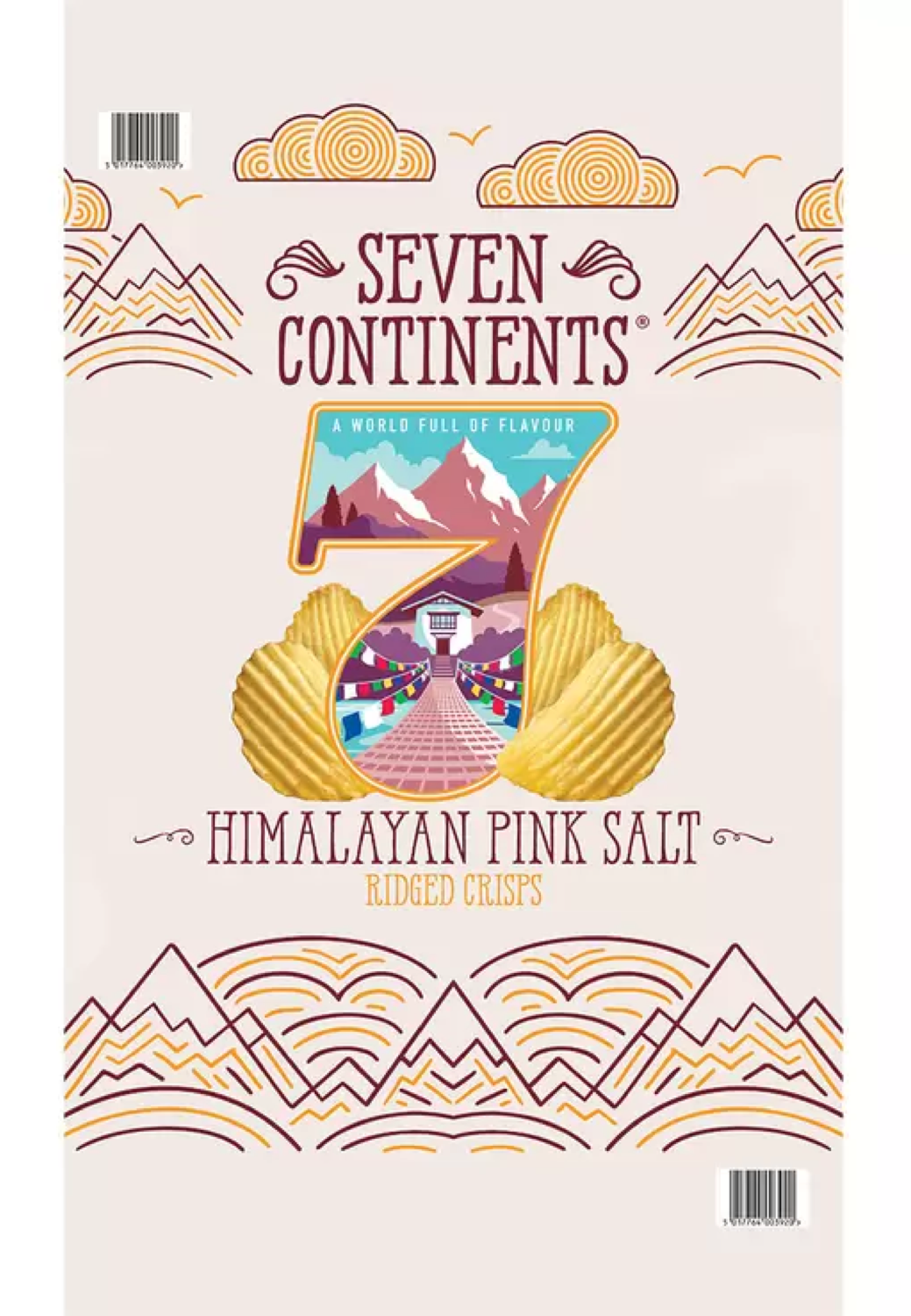 CUK007_🥔 🧂 Seven Continents 喜馬拉雅粉紅鹽洋芋片 (Himalayan Pink Salt Crisps)_0