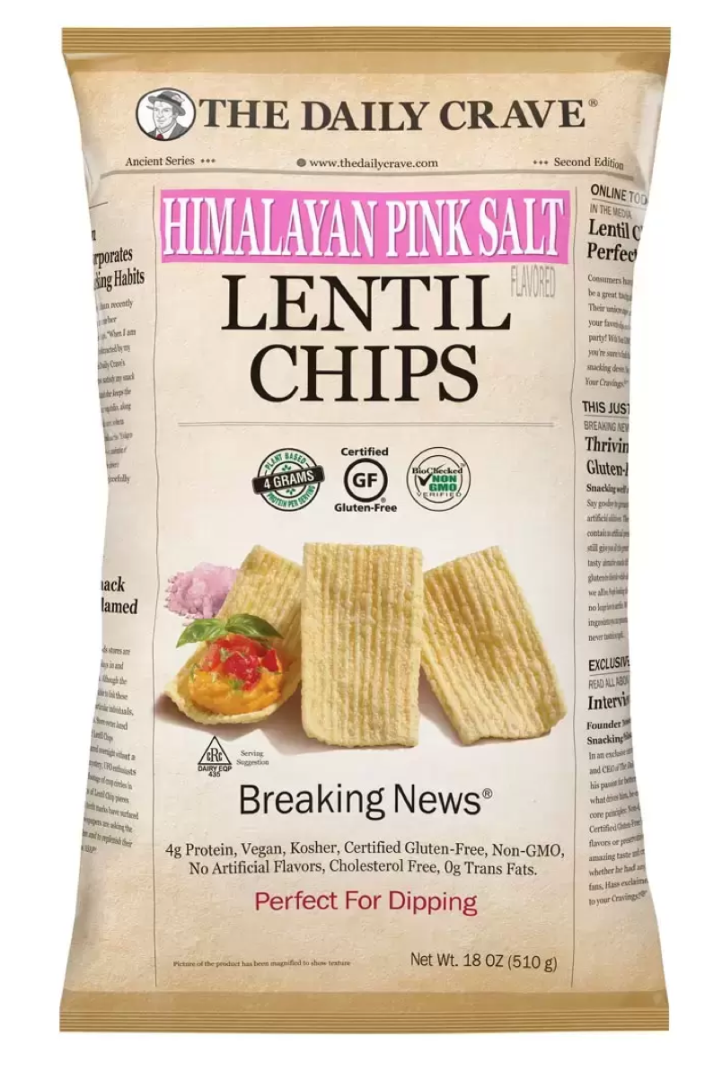 CUK010_🌸 The Daily Crave 喜馬拉雅粉紅鹽扁豆脆餅 (Lentil Chips)
