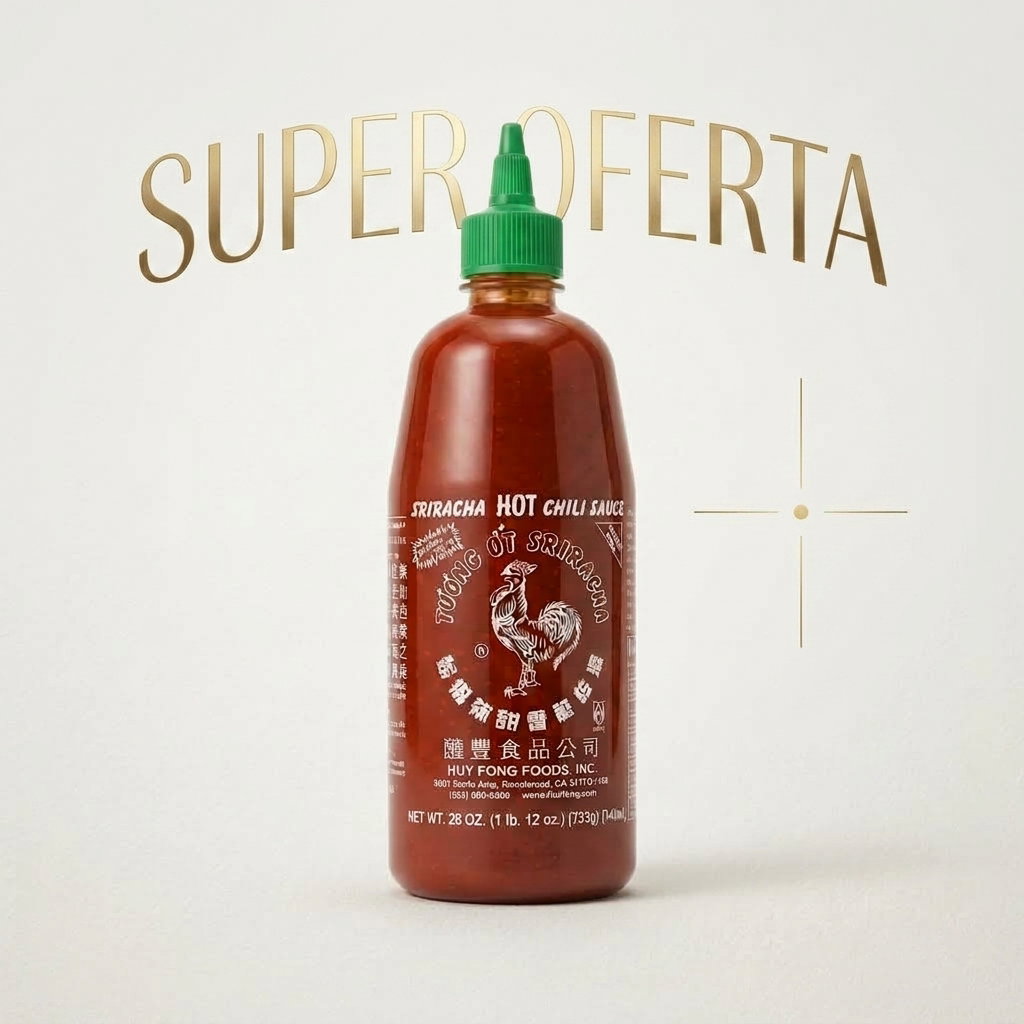 SALSA SRIRACHA HUY FONG 481 GRMS 17 ONZ