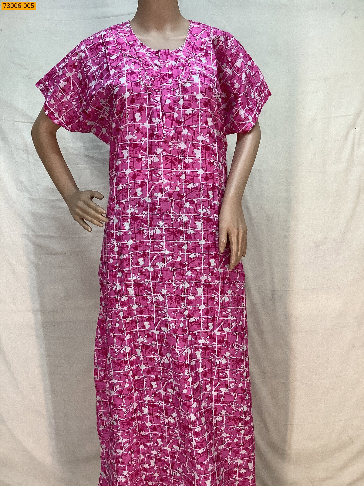 Cotton Printed Galaxy Nighty STK_1