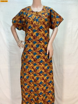 Cotton Printed Galaxy Nighty STK