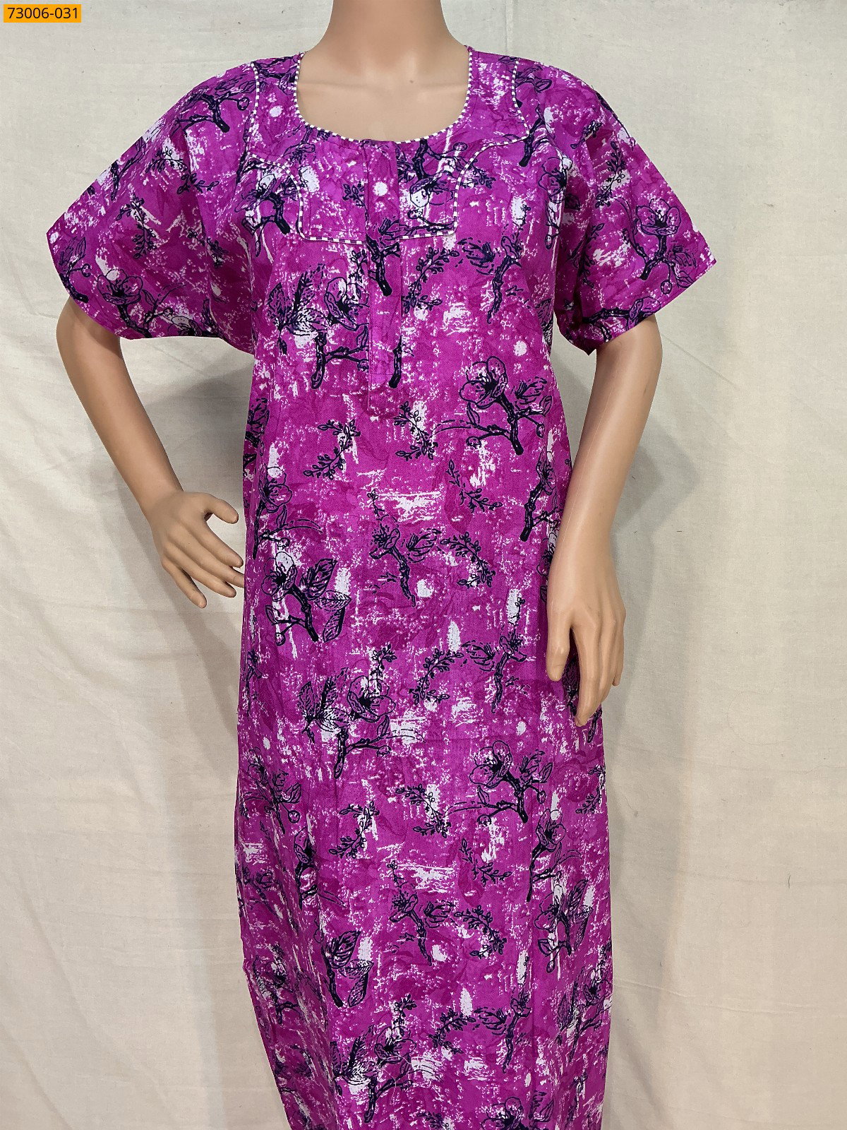 Cotton Printed Galaxy Nighty STK_15