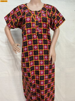 Cotton Printed Galaxy Nighty STK