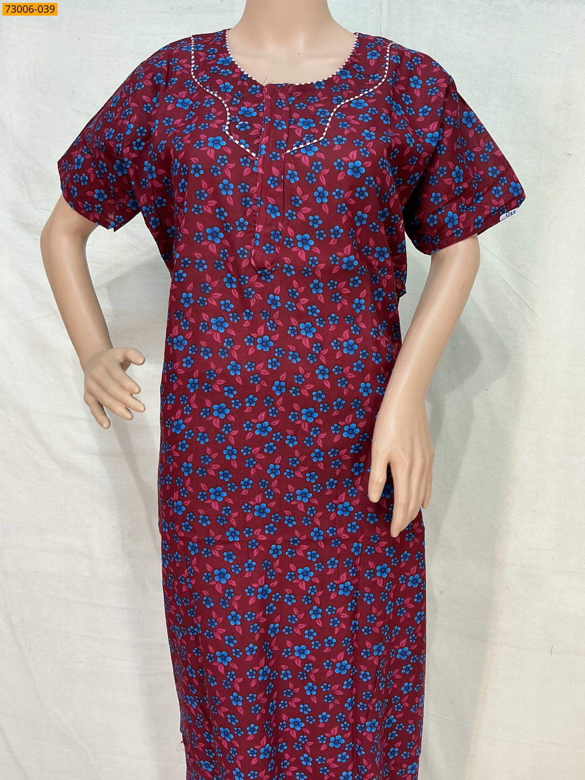 Cotton Printed Galaxy Nighty STK_20