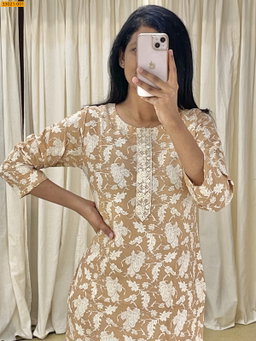 Soft Rayon Printed Kurti STK