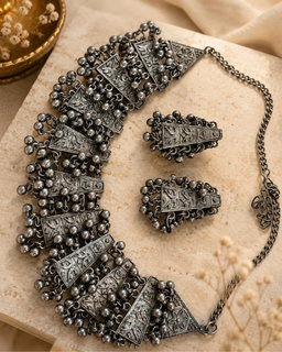 Brass Chocker With Silver Plating
