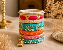 8 bangle with hanging