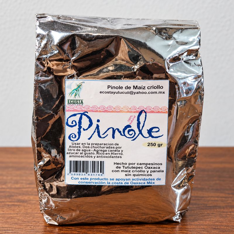 Pinole endulzado con panela