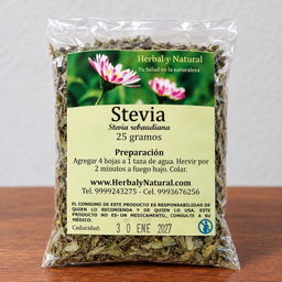 Hojas de Stevia (endulzante natural)