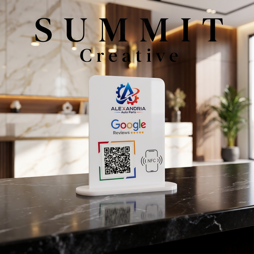 Google Review Stands 15X11 CM