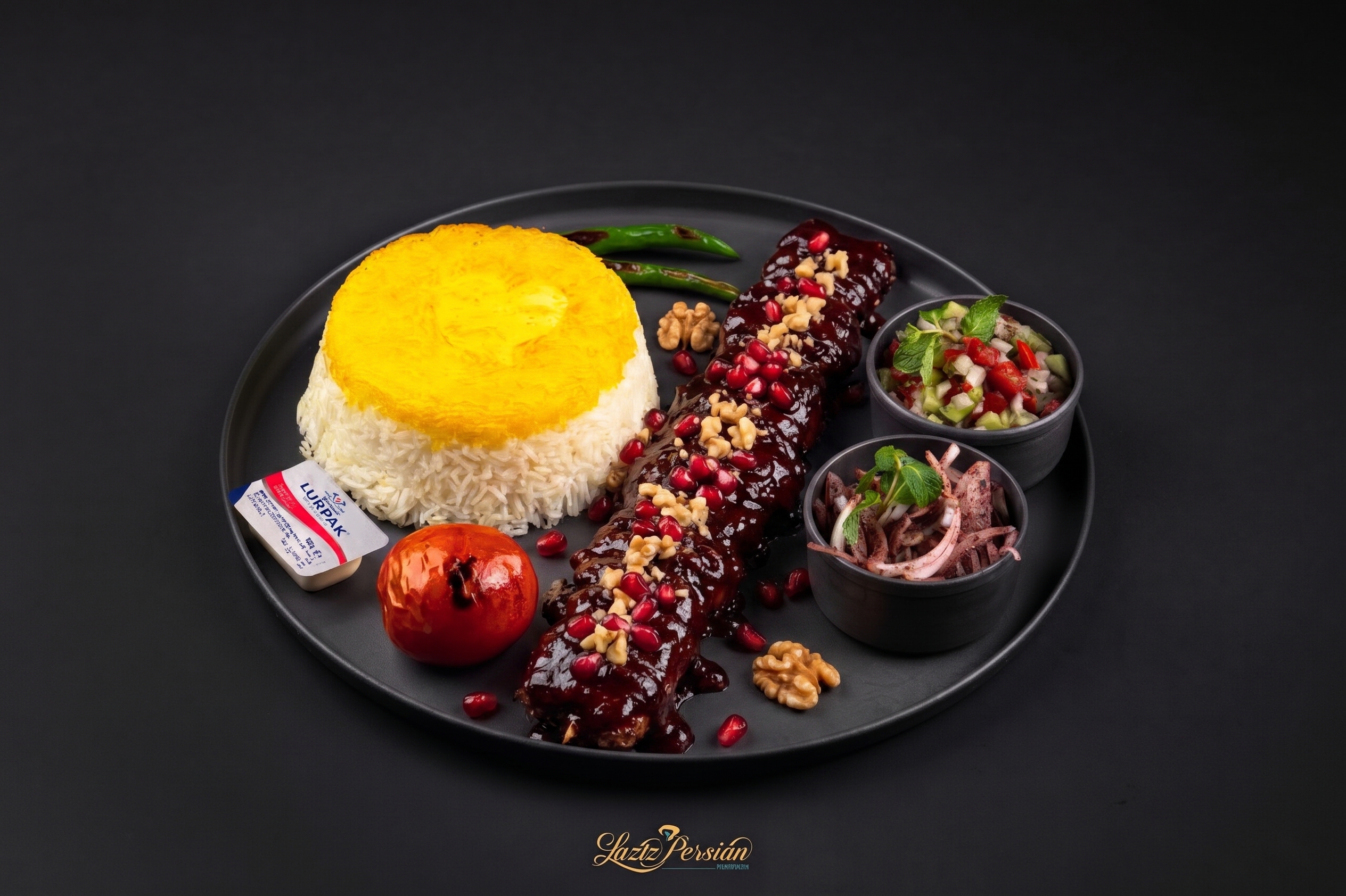 🆕Persian Sour Chicken Kabob with Rice | Chelo Joojeh Torsh 🆕_0