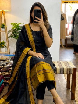 Kanchi Cotton Top And Dupatta STK