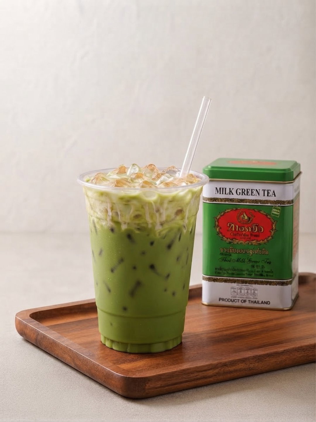 Iced Thai Green Milk Tea