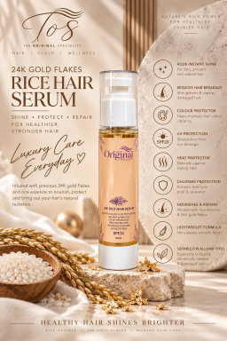 Rice 24K Gold Flakes Hair Serum