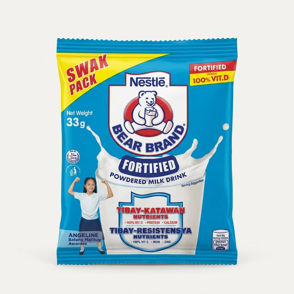 BEAR BRAND Fortified Powdered Milk Drink 33g Swak