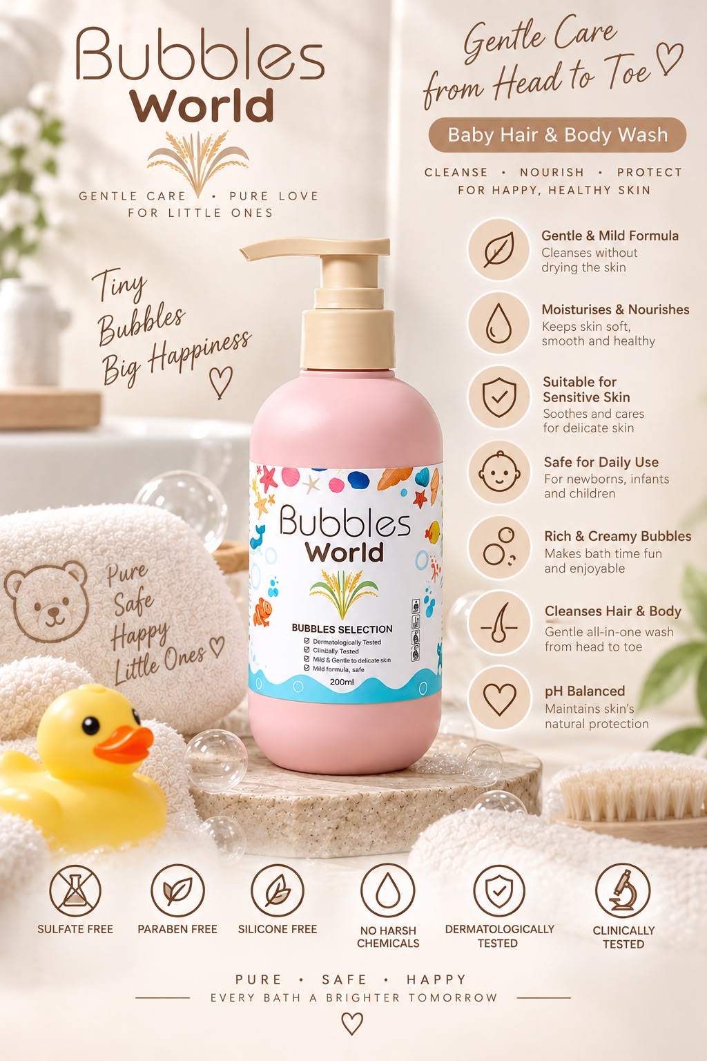 Bubbles World Baby Shampoo Bath_2