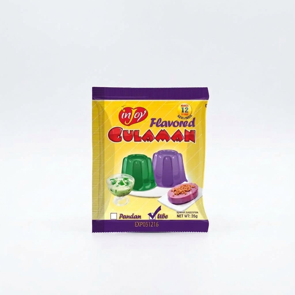 inJoy Ube Flavored Gulaman Powder 25g_0