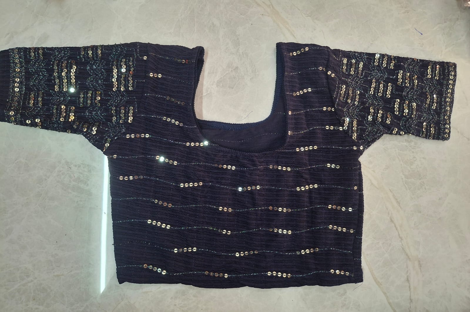 Full work streachable blouse-02 GS _3