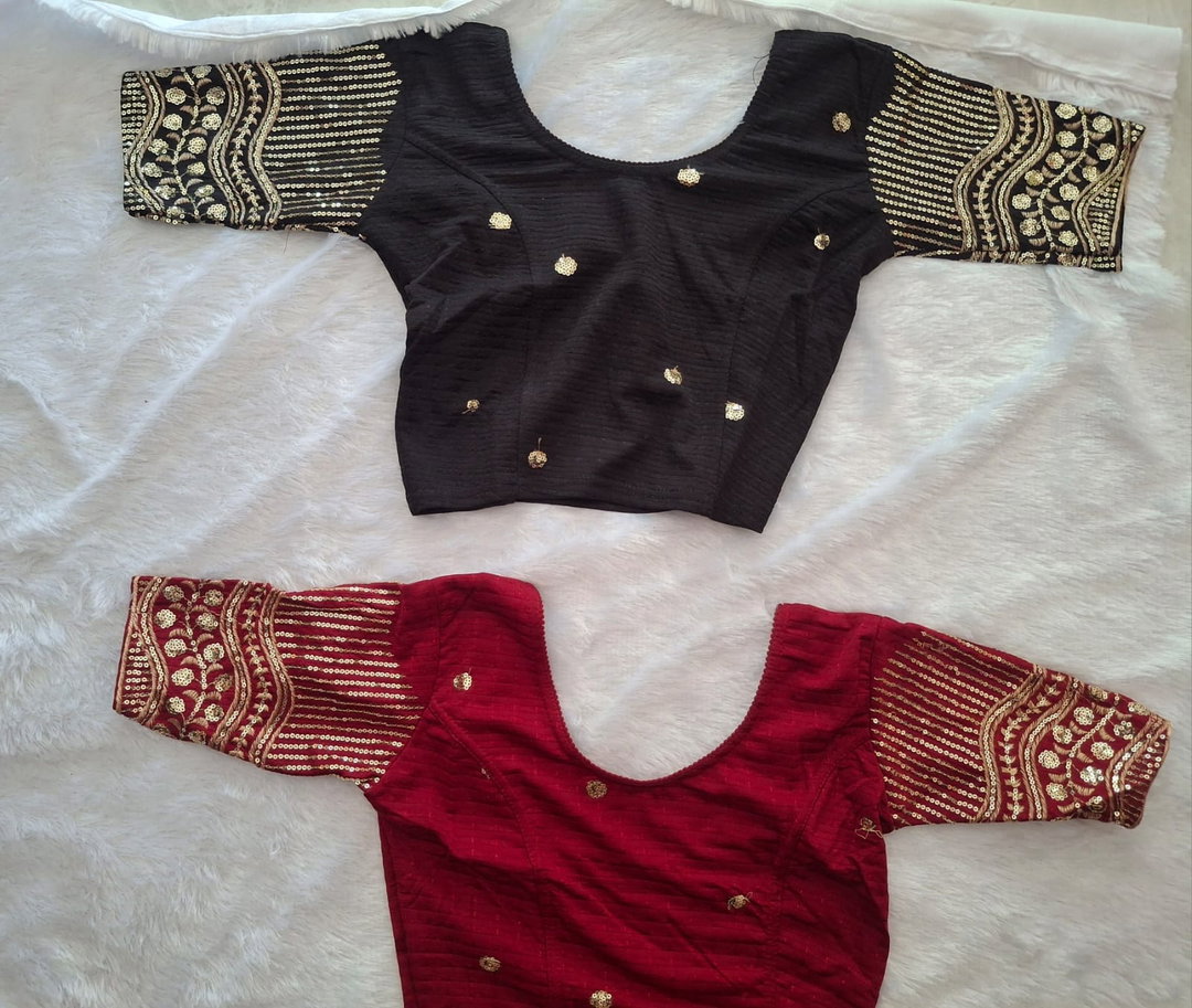 Full work streachable blouse-02 GS 