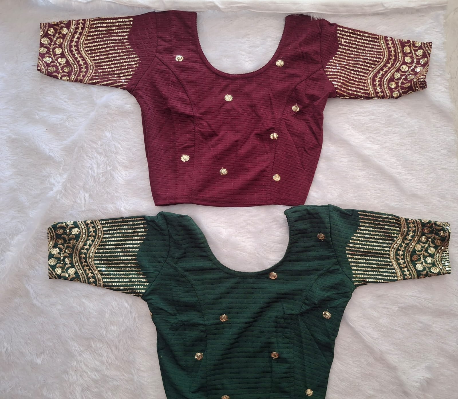 Full work streachable blouse-02 GS _1