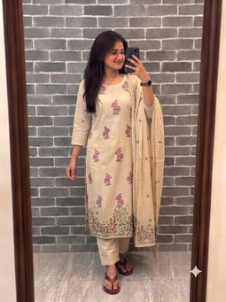 Pure Jamdhani 3 piece set GS