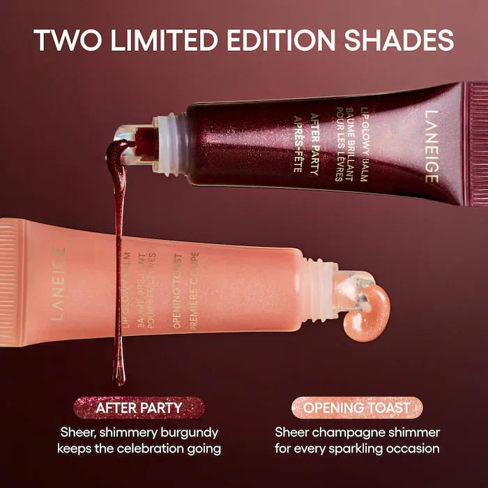 Laneige - Sparkling Shimmer Lip Glowy Balm Duo Gift Set_3