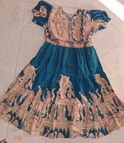 Pure handloom kalamkari cotton frock GS