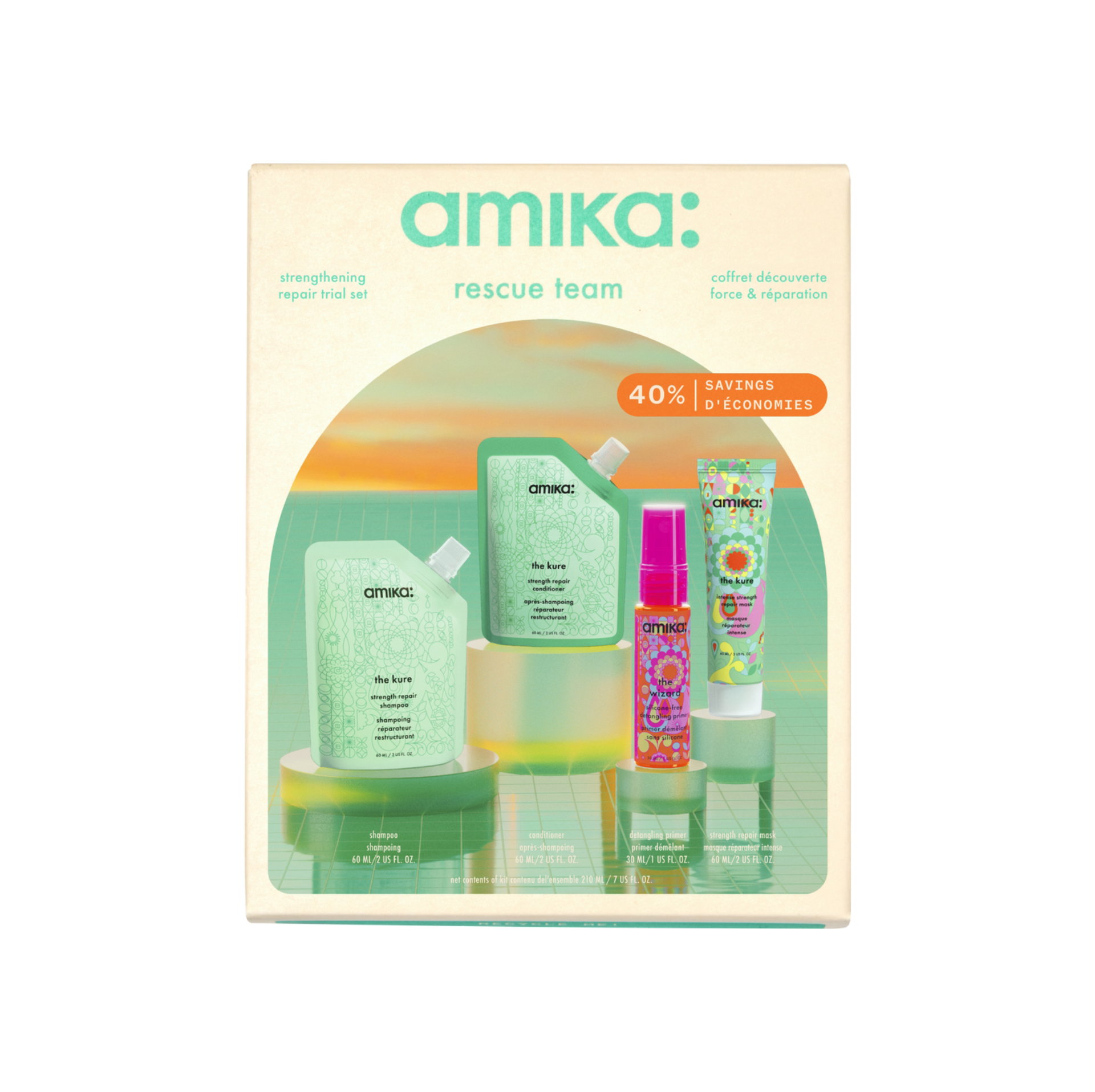 Amika - Rescue Team Hair Routine Trial Set_0