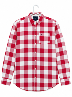 Red  flannel check shirt  