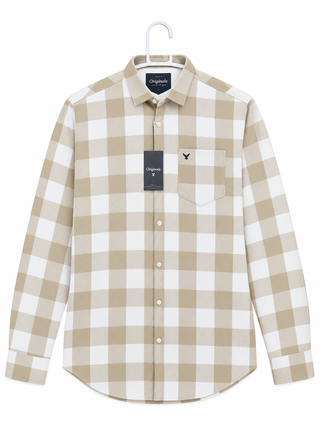 Beach flannel check shirt   _0