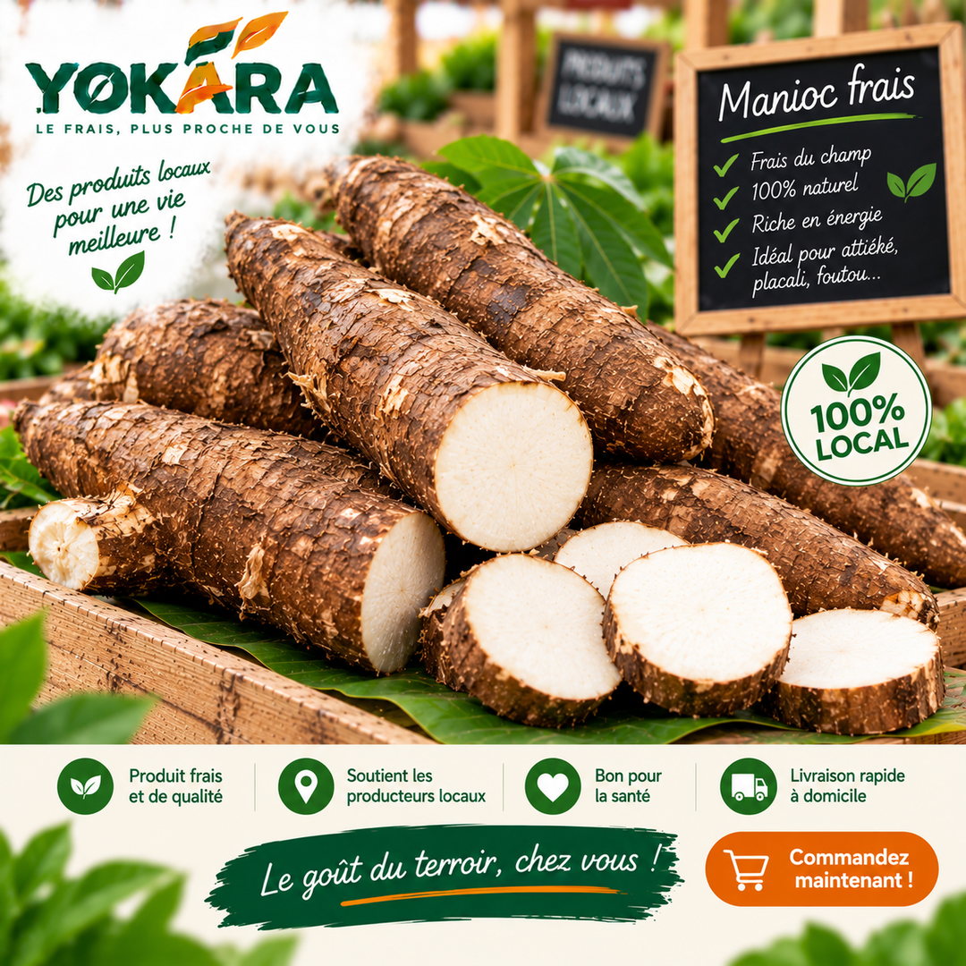 Manioc frais