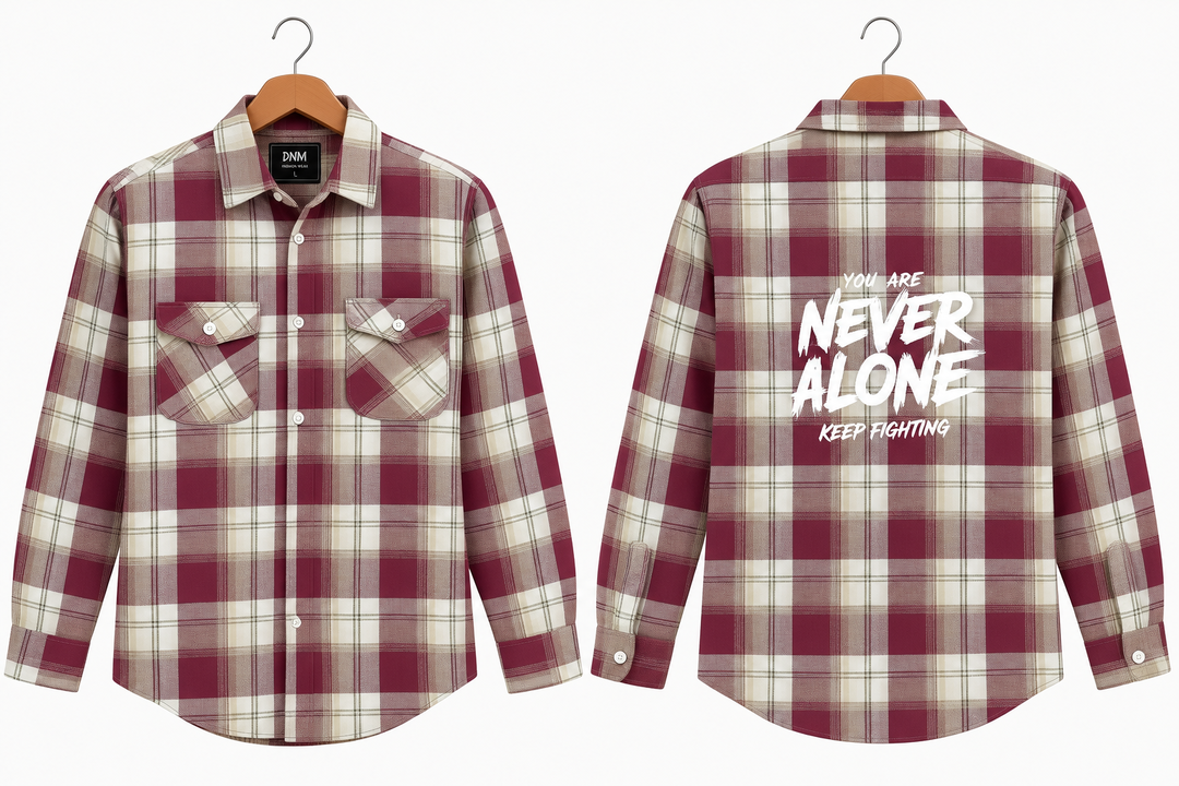 Red flannel check shirt   