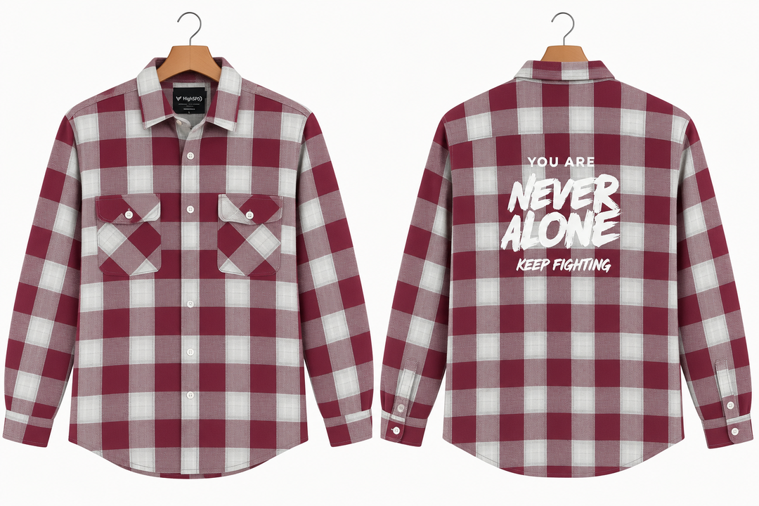 Red flannel check shirt   