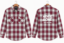 Red flannel check shirt   
