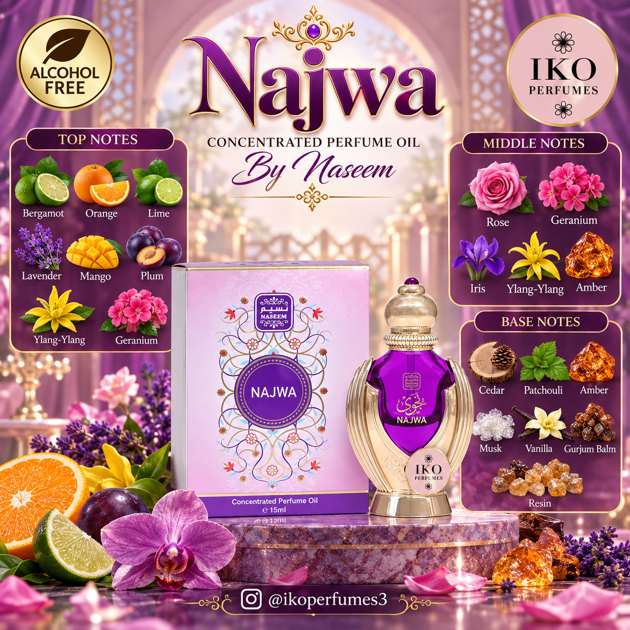 Najwa Concentrated Perfume Oil by Naseem|Original Arabic Perfume in Kenya | IKO Perfumes_0