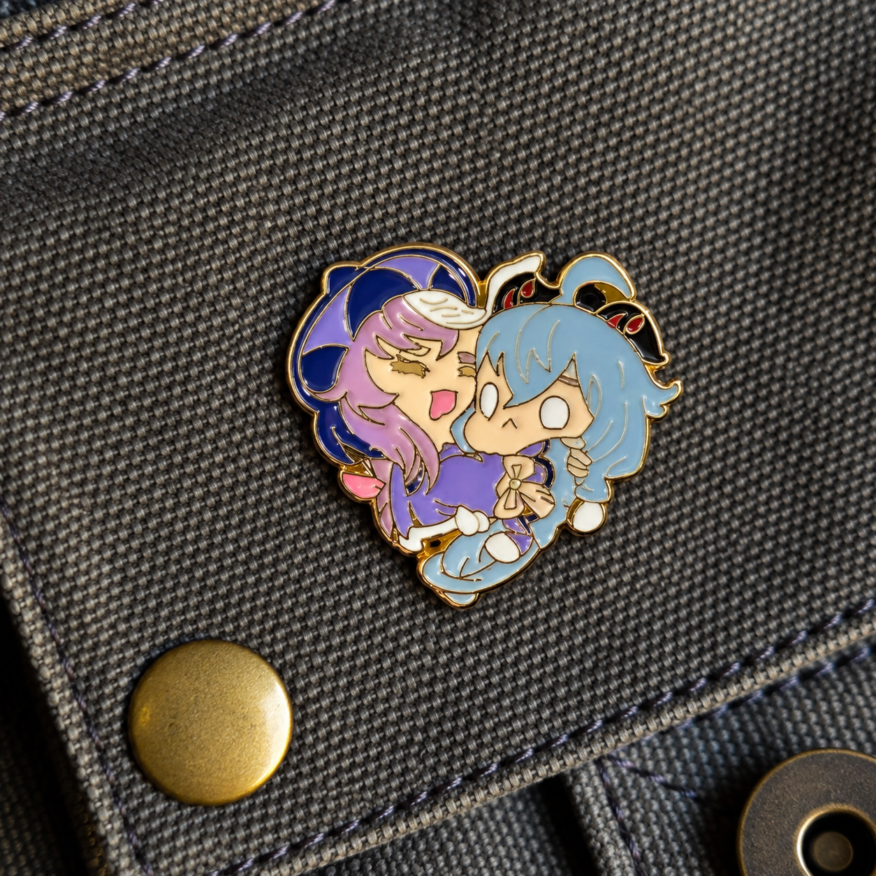 Genshin impact enamel pin_0