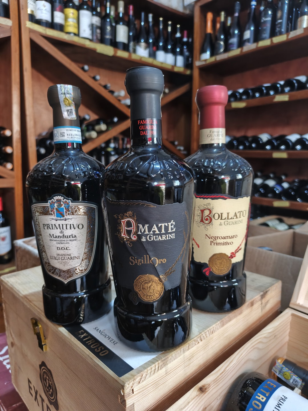 Primitivo di Manduria, Bollato, Amate