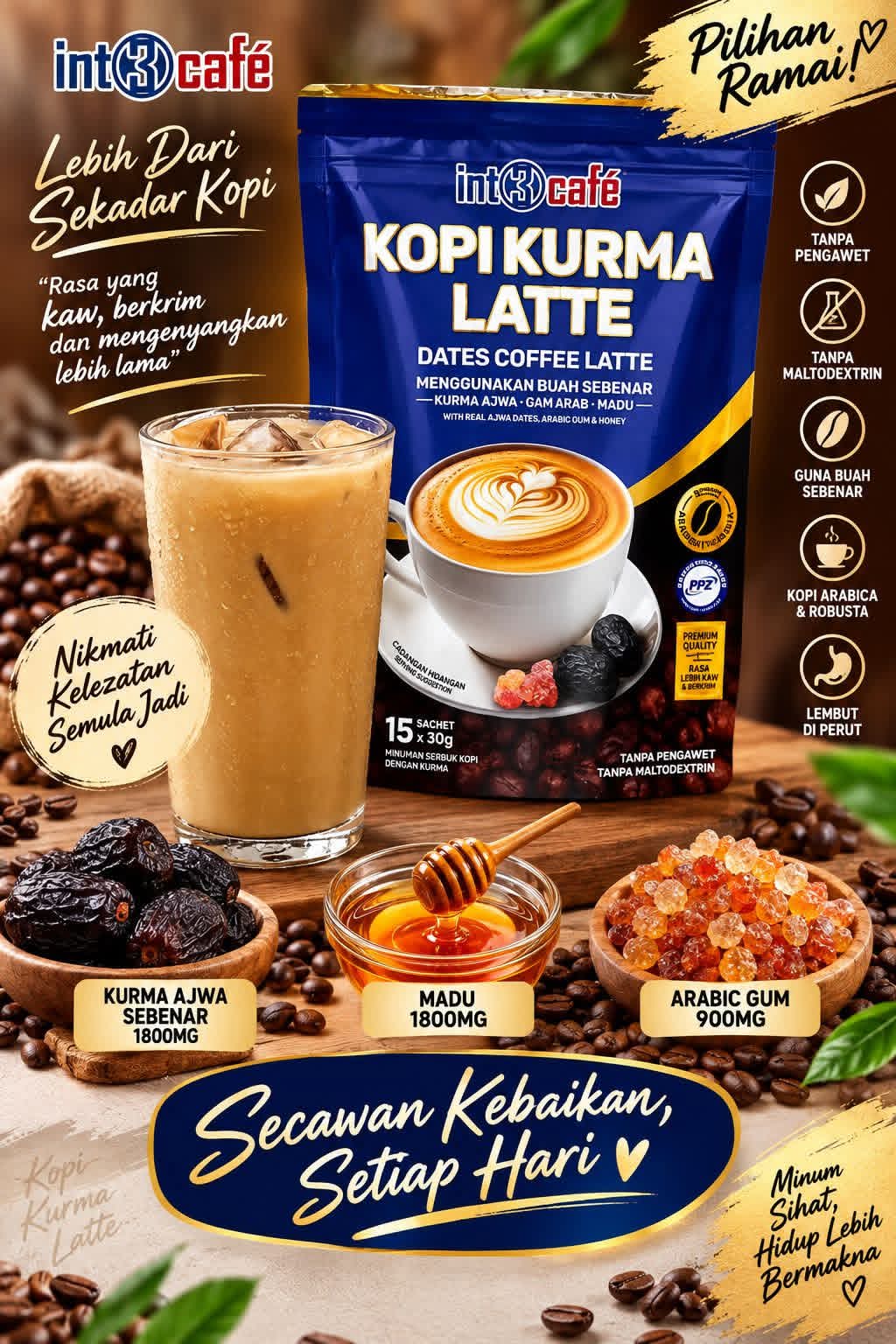 KOPI KURMA LATTE