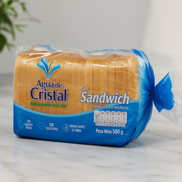 Pan Sandwich Agua de Cristal