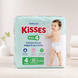 Pañales Kisses Etapa 4