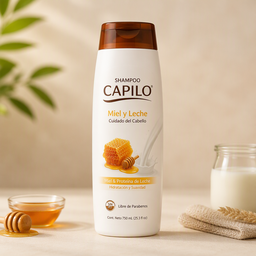 Shampoo Capilo Miel y Leche