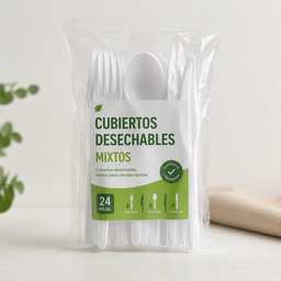 Cubiertos Desechables Mixtos