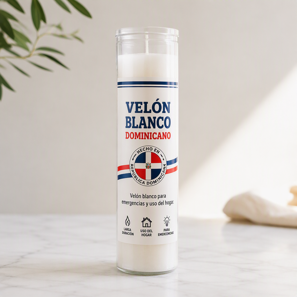 Velón Blanco Dominicano