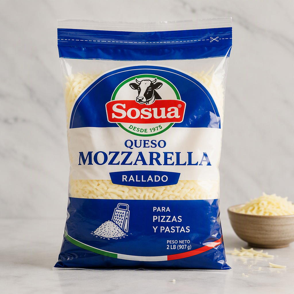 Queso Mozzarella Sosua Rallado