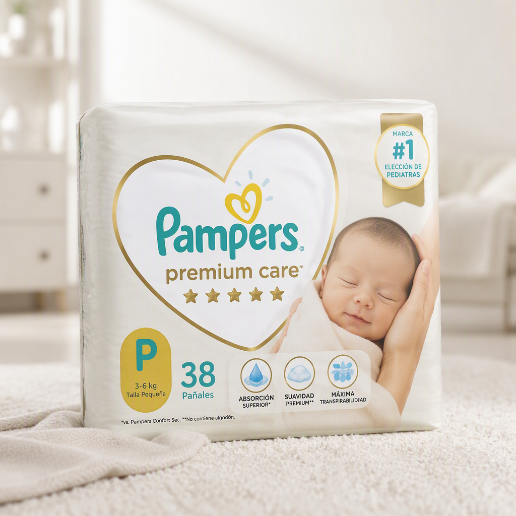 Pampers Premium Care Talla P