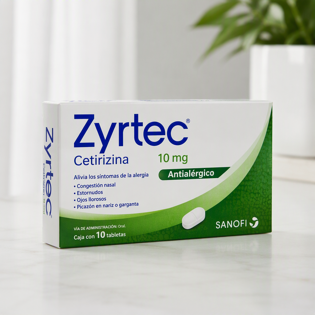 Zyrtec Cetirizina 10 mg