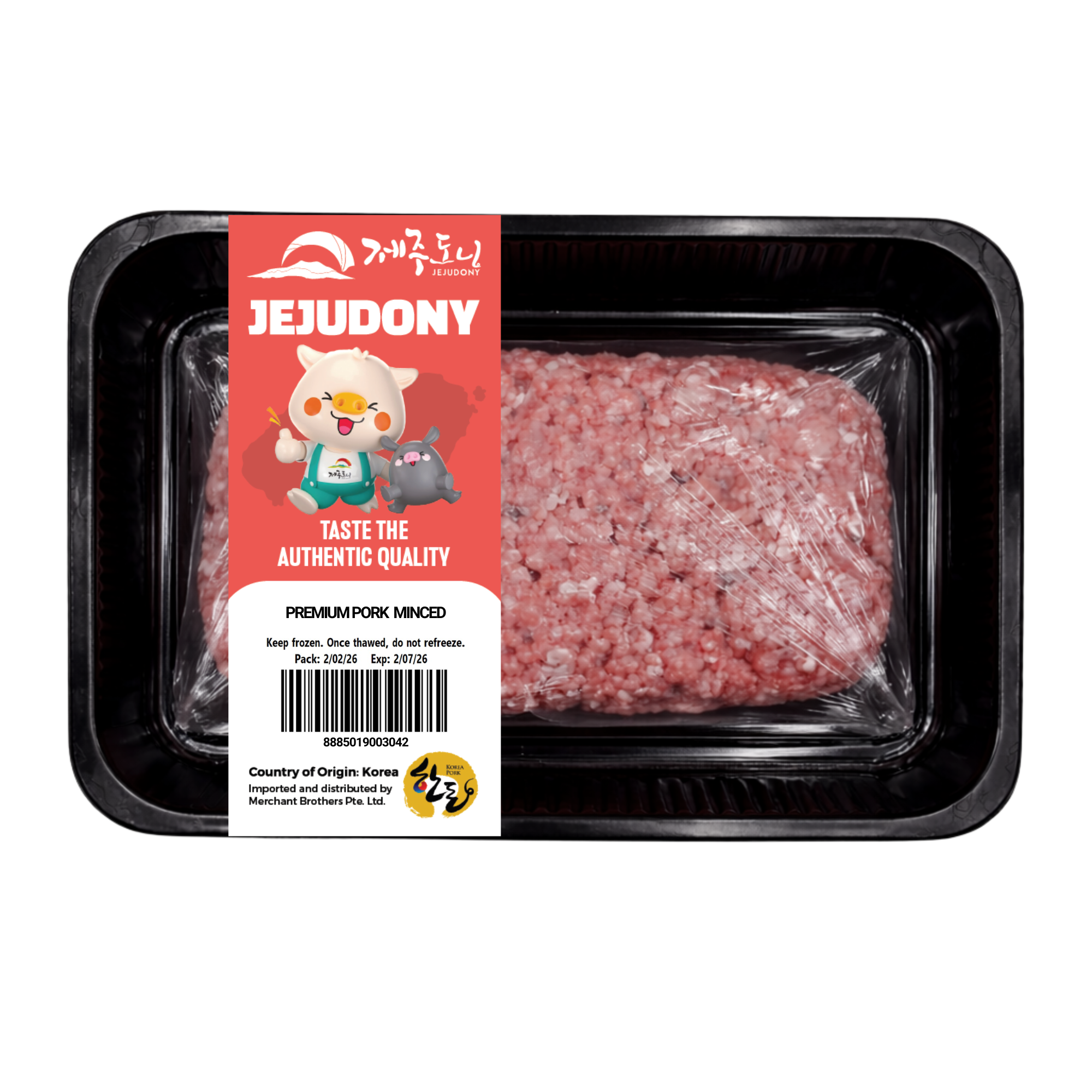 JEJUDONY Jeju Premium Pork Mince Frozen 300g_4
